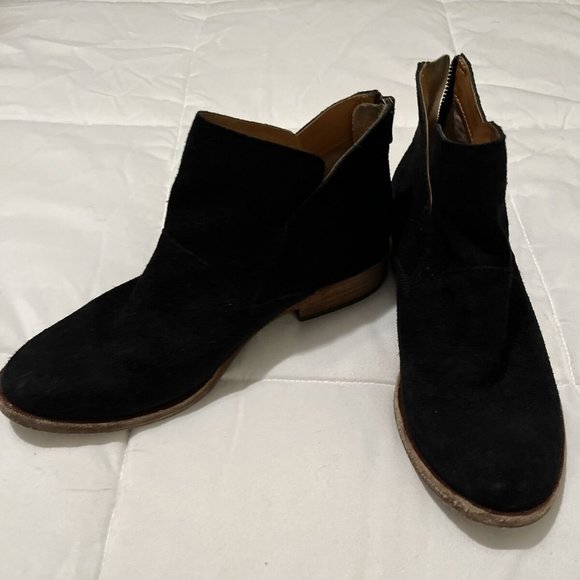 Kork-Ease Womens Renny Black Ankle Boots Size 7 K53503 - Picture 1 of 10